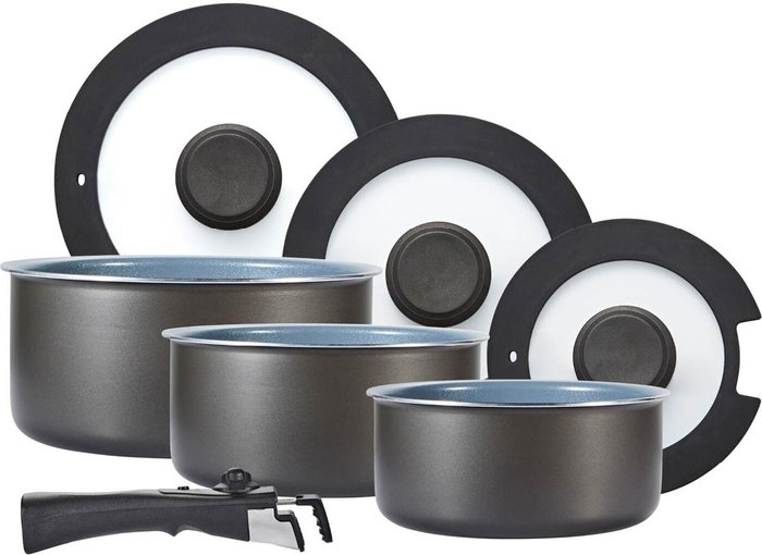 The Range | Tower Tower Freedom 3-Piece Saucepan Set Tower Tower Freedom 3-Piece Saucepan Set
