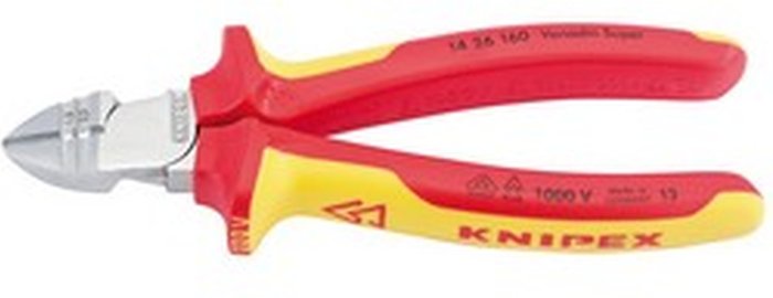 The Range | Draper Knipex VDE Fully Insulated Diagonal Wire Strippers and Cutters - Red Draper Knipex VDE Fully Insulated Diagonal Wire Strippers and Cutters - Red