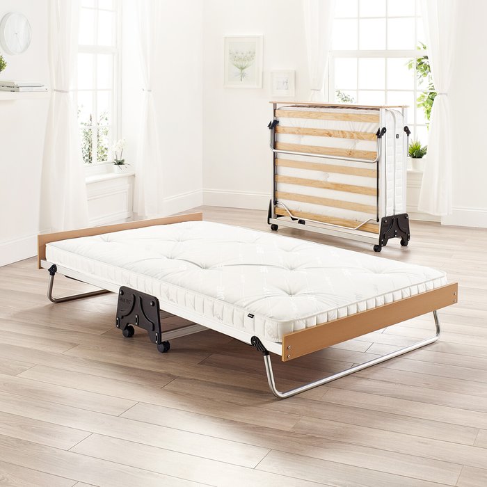 The Range | Jay-Be Jay-Be J-Bed Folding Bed with Anti-Allergy Micro e-Pocket Sprung Mattress Small Double Jay-Be Jay-Be J-Bed Folding Bed with Anti-Allergy Micro e-Pocket Sprung Mattress Small Double