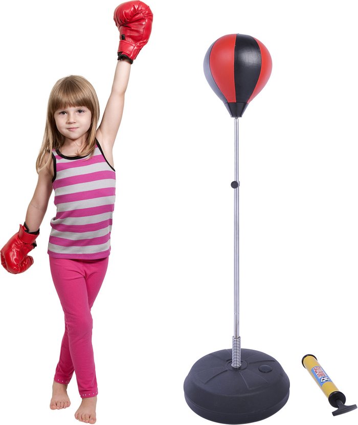 The Range | Outsunny Kids Training Boxing Set - Black and Red Outsunny Kids Training Boxing Set - Black and Red