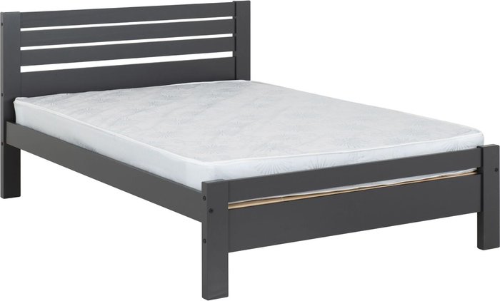 The Range | Seconique Toledo 5' Bed - Grey Seconique Toledo 5' Bed - Grey