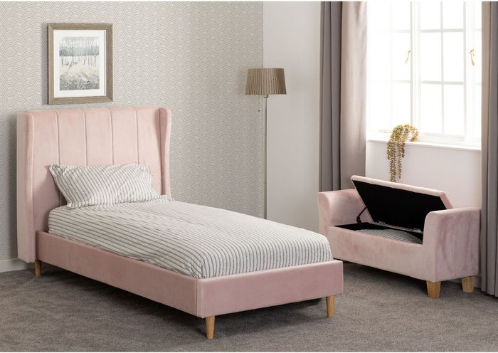 The Range | Seconique Amelia 3' Bed - Pink Seconique Amelia 3' Bed - Pink