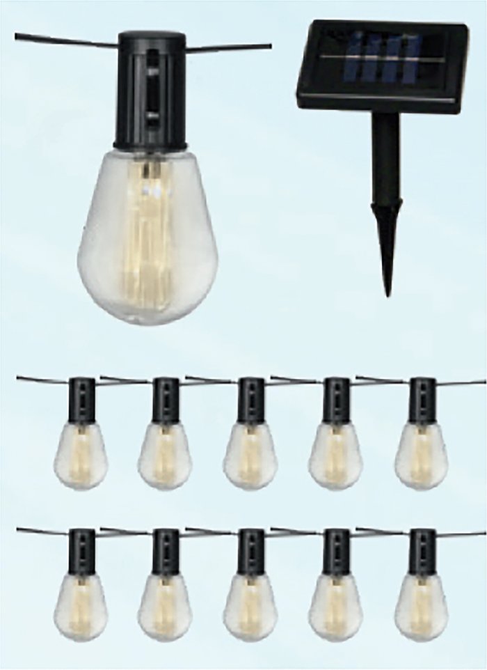 The Range | Luxform Luxform Alicante Solar String Light 95115 Luxform Luxform Alicante Solar String Light 95115