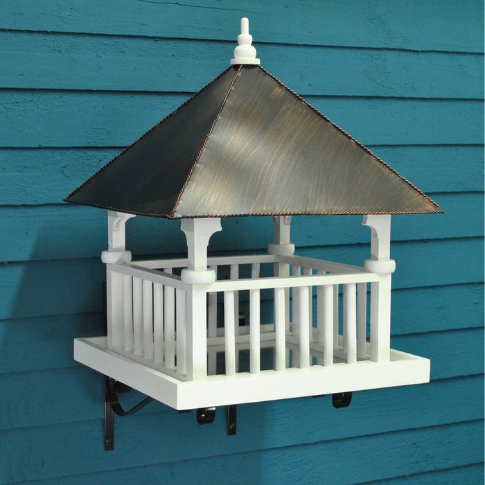 The Range | St Brelades White Wooden Bird Table - White St Brelades White Wooden Bird Table - White