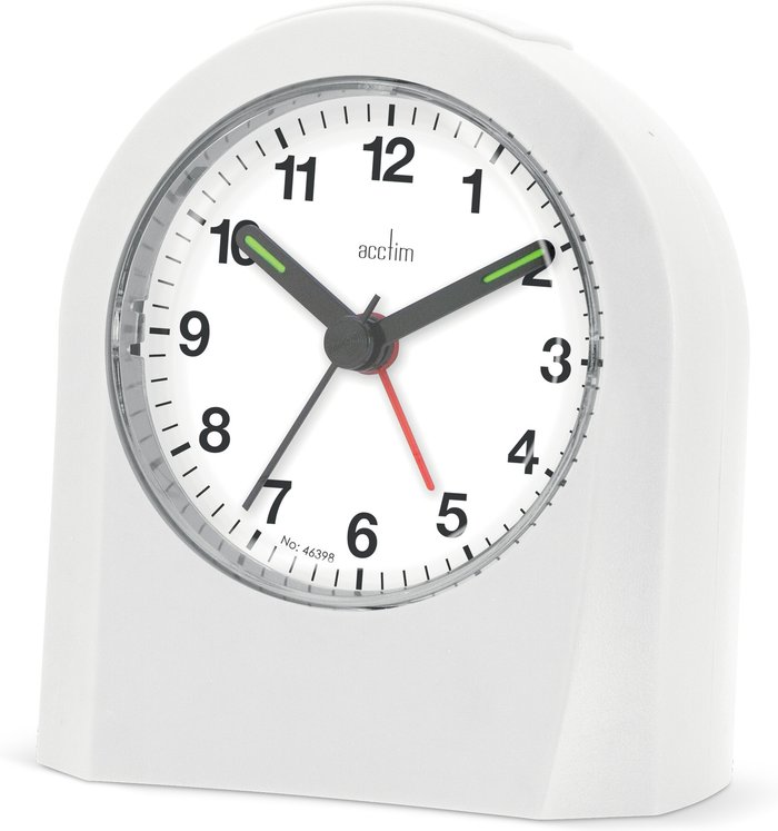 The Range | Acctim Acctim Palma Alarm Clock - White Acctim Acctim Palma Alarm Clock - White