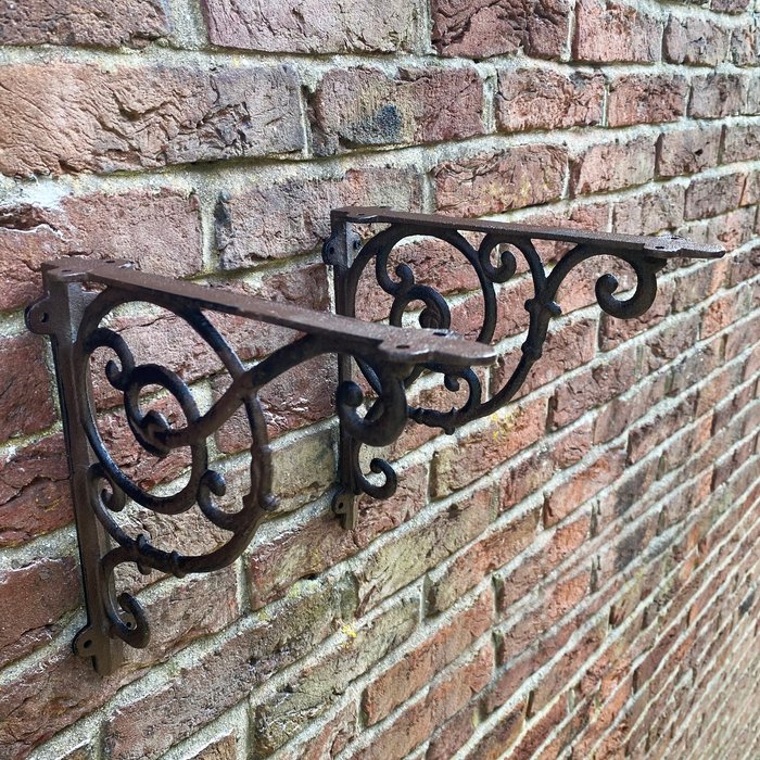 The Range | Selections Traditional Style Cast Iron Shelf Brackets - Bronze Selections Traditional Style Cast Iron Shelf Brackets - Bronze