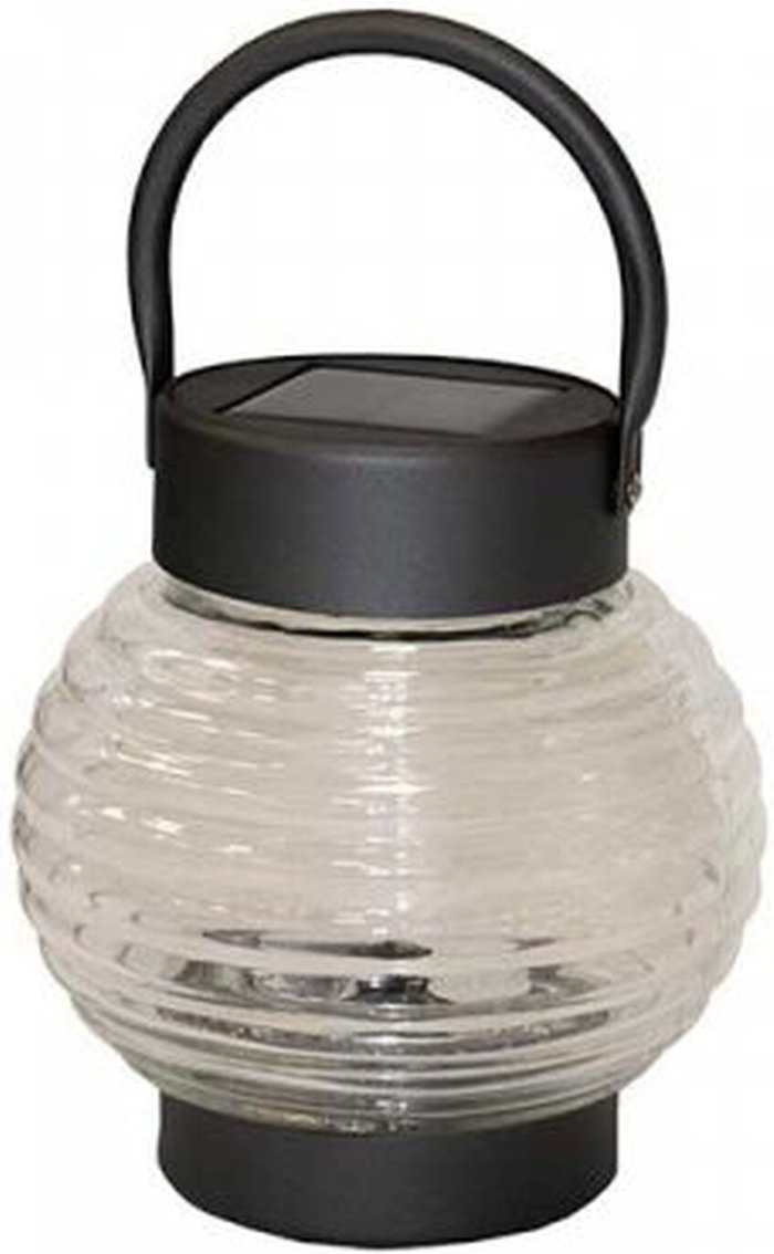 The Range | Garden Mile Solar Globe Lantern - Black,Clear Garden Mile Solar Globe Lantern - Black,Clear