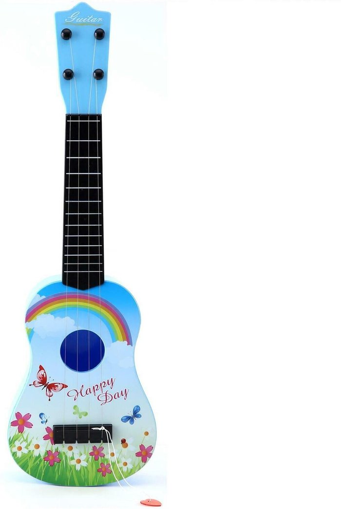 The Range | Rexco Childrens Plastic Acoustic Guitar Toy Instrument - Blue Rexco Childrens Plastic Acoustic Guitar Toy Instrument - Blue