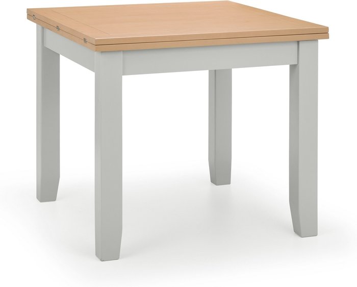 The Range | Julian Bowen Richmond Flip-Top Dining Table - Elephant Grey & Oak Julian Bowen Richmond Flip-Top Dining Table - Elephant Grey & Oak