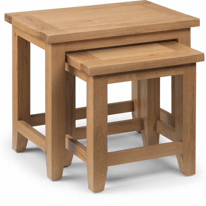 The Range | Dunelm Astoria Oak Nest of Tables Brown Dunelm Astoria Oak Nest of Tables Brown