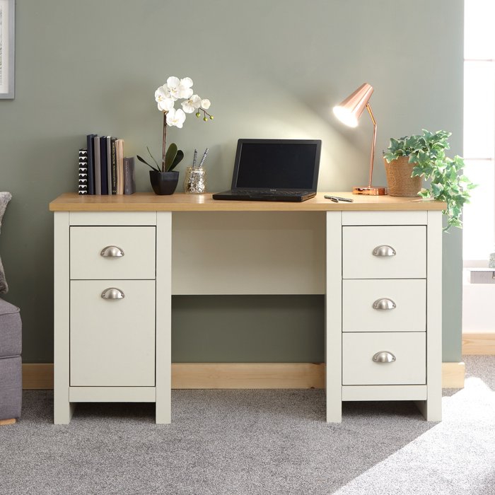 The Range | GFW Lancaster Study Desk - Cream GFW Lancaster Study Desk - Cream
