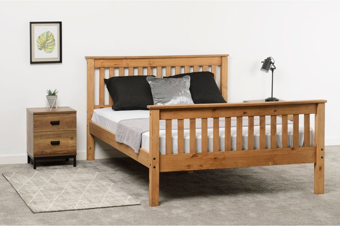 The Range | Seconique Monaco 5' Bed High Foot End - DWP Seconique Monaco 5' Bed High Foot End - DWP