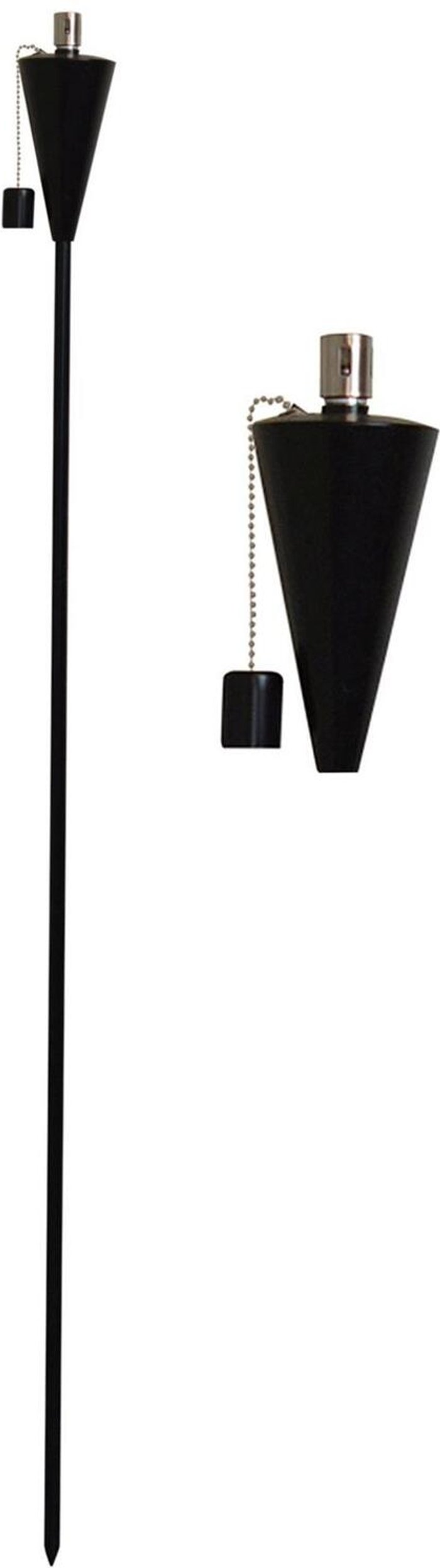 The Range | Harbour Housewares Metal Garden Torch Tiki Torch - Pack of 1 - Black / 9cm Harbour Housewares Metal Garden Torch Tiki Torch - Pack of 1 - Black / 9cm