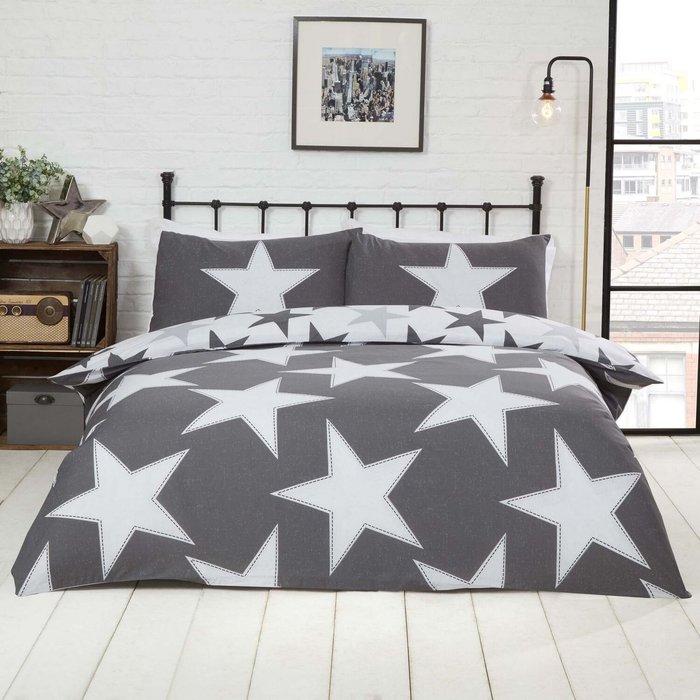 The Range | Rapport Home Furnishings Rapport Home Furnishings King All Stars Duvet Set Grey Rapport Home Furnishings Rapport Home Furnishings King All Stars Duvet Set Grey