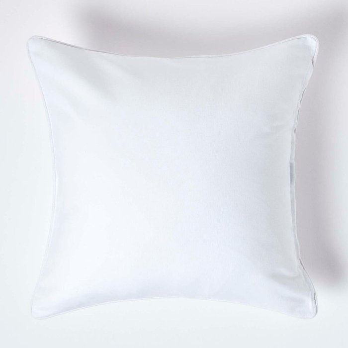 The Range | Homescapes Homescapes Cotton Plain Cushion Cover - White Homescapes Homescapes Cotton Plain Cushion Cover - White