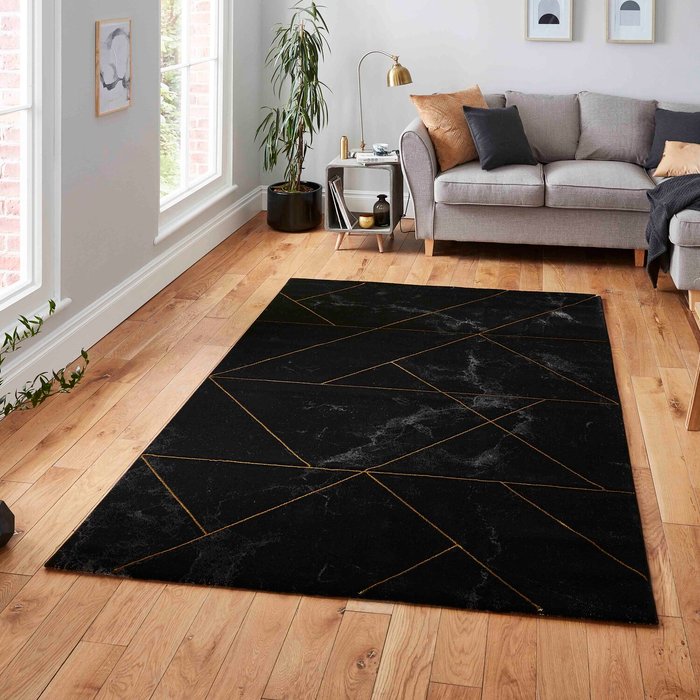 The Range | Dunelm Craft 23299 Rug Black Dunelm Craft 23299 Rug Black