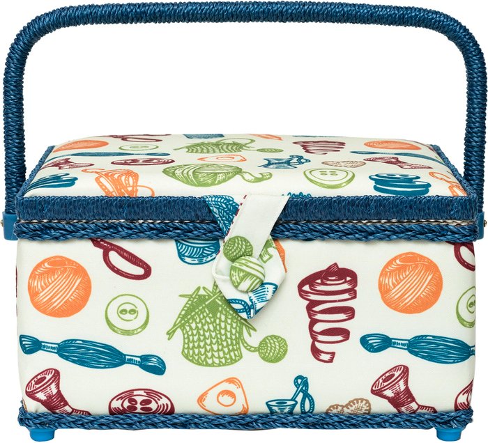 The Range | Korbond Habby Dreams Standard Sewing Basket - White Korbond Habby Dreams Standard Sewing Basket - White