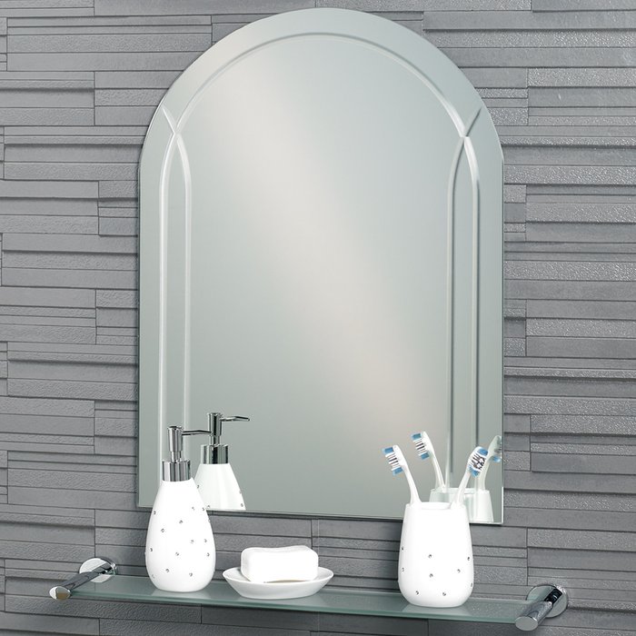 The Range | Showerdrape Showerdrape Soho Arch Mirror 60 X 45Cm Showerdrape Showerdrape Soho Arch Mirror 60 X 45Cm