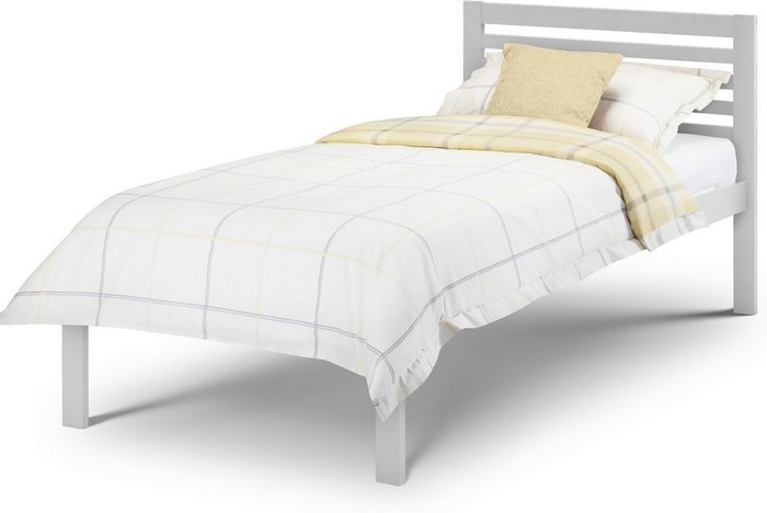 The Range | Julian Bowen Slocum Single Bed - Light Grey - Grey Julian Bowen Slocum Single Bed - Light Grey - Grey