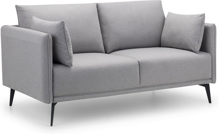 The Range | LENNA Lenna Comfy 2 Seater Sofa Platinum Grey Wool Effect Fabric LENNA Lenna Comfy 2 Seater Sofa Platinum Grey Wool Effect Fabric