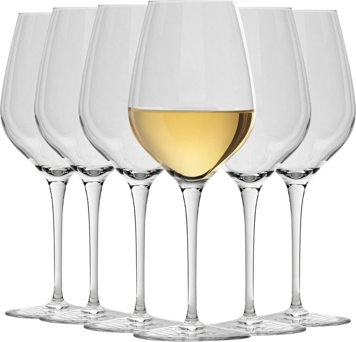 The Range | Bormioli Rocco Inalto Tre Sensi White Wine Glasses Pack of 6 - Natural Bormioli Rocco Inalto Tre Sensi White Wine Glasses Pack of 6 - Natural
