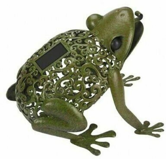 The Range | Garden Mile Solar Silhouette Frog Light - Bronze Garden Mile Solar Silhouette Frog Light - Bronze