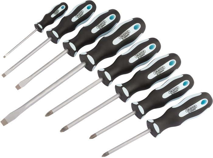 The Range | Draper Draper 6 Piece Soft Grip Screwdriver Set Draper Draper 6 Piece Soft Grip Screwdriver Set