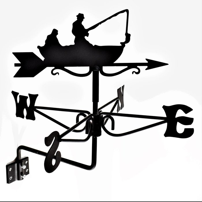 The Range | Espira Fisherman Mini Weathervane - Black Espira Fisherman Mini Weathervane - Black