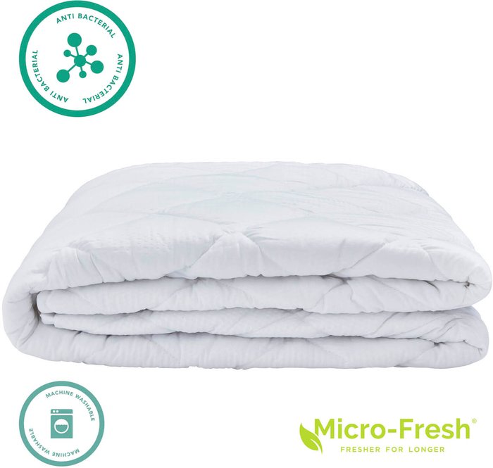 The Range | Assura Sleep Assura Sleep Pure Cotton Quilted Mattress Protector With Micro-fresh Double Assura Sleep Assura Sleep Pure Cotton Quilted Mattress Protector With Micro-fresh Double