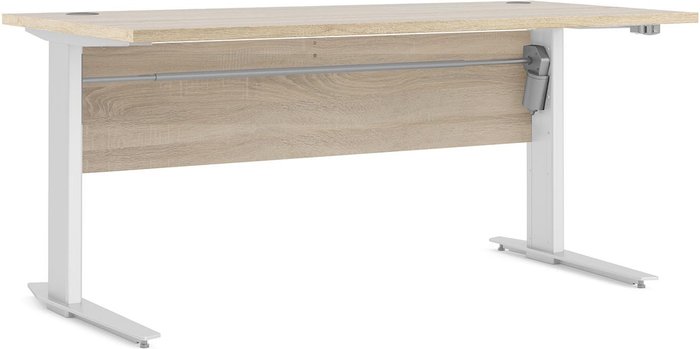The Range | Furniture To Go Prima 150cm Desk with Adjustable Legs - Oak Furniture To Go Prima 150cm Desk with Adjustable Legs - Oak