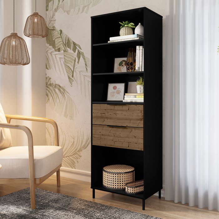 The Range | Seconique Madrid Bookcase - Black Seconique Madrid Bookcase - Black