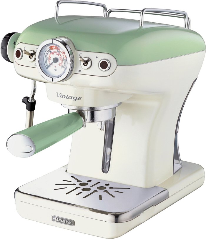 The Range | Ariete ARIETE Vintage Espresso 1389 Coffee Machine - Green Ariete ARIETE Vintage Espresso 1389 Coffee Machine - Green