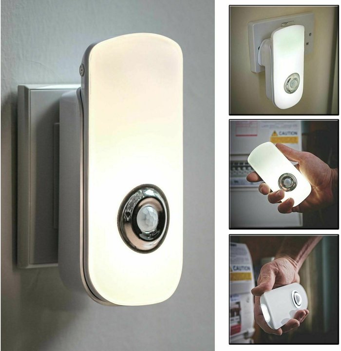 The Range | Marco Paul Motion Sensor Night Light with Torch - White Marco Paul Motion Sensor Night Light with Torch - White