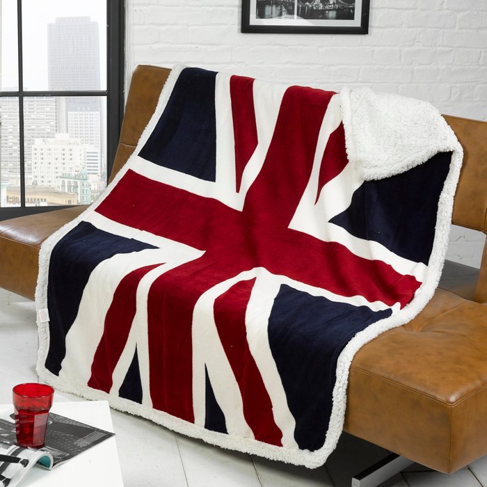 The Range | Union Jack Throw Blanket (130X160) Red Union Jack Throw Blanket (130X160) Red