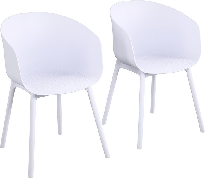 The Range | Novogratz Novogratz York Xl 2 Pack Dining Chairs - White Novogratz Novogratz York Xl 2 Pack Dining Chairs - White