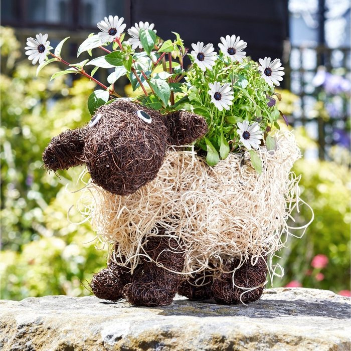 The Range | Garden Mile Sheep Flower Planter - White Garden Mile Sheep Flower Planter - White