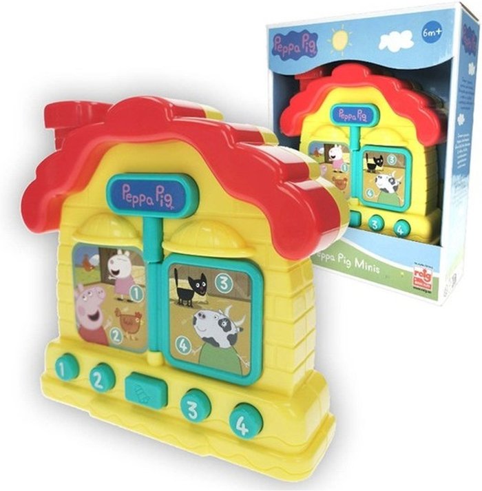 The Range | REIG Peppa Pig Musical Farm House with Sounds - Yellow REIG Peppa Pig Musical Farm House with Sounds - Yellow