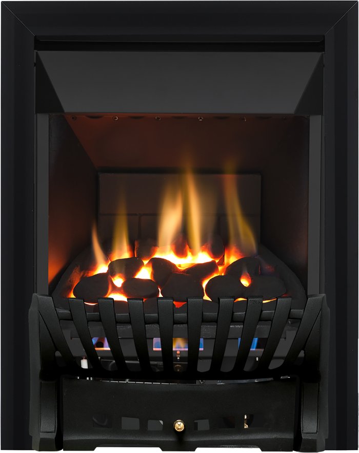 The Range | Focal Point Fires Focal Point Elegance High Efficiency Manual Gas Fire - Black Focal Point Fires Focal Point Elegance High Efficiency Manual Gas Fire - Black