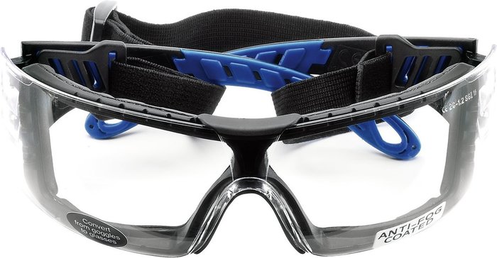 The Range | Draper Draper Anti Fog Wraparound Safety Glasses Black Clear Draper Draper Anti Fog Wraparound Safety Glasses Black Clear