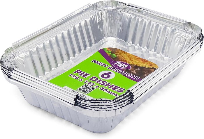 The Range | Foil Disposable Pie Dishes - Rectangular Foil Disposable Pie Dishes - Rectangular