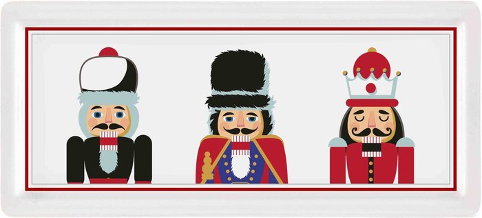 The Range | Rozi Nutcracker Collection Rectangular Serving Platter Rozi Nutcracker Collection Rectangular Serving Platter