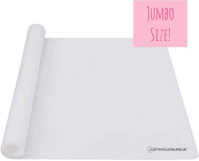 The Range | Just4youonlineUK Extra Large Resin Silicone Mat for Art and Craft - White Just4youonlineUK Extra Large Resin Silicone Mat for Art and Craft - White