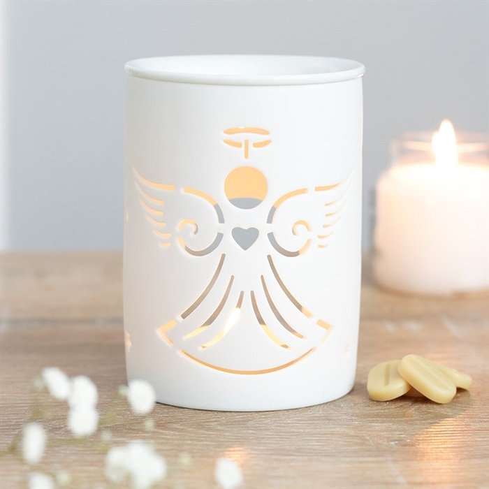 The Range | Gloriously Good Angel Aromatherapy Oil and Wax Burner - white Gloriously Good Angel Aromatherapy Oil and Wax Burner - white