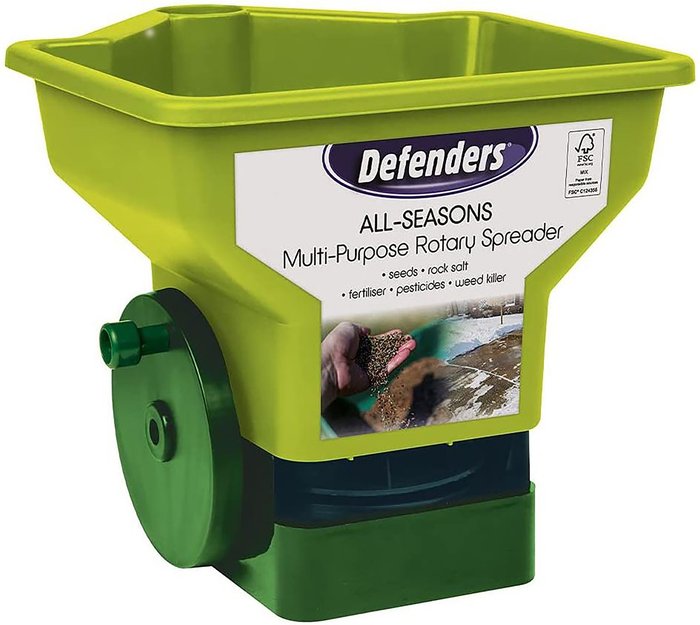 The Range | Defenders Defenders All-Seasons Multi-Purpose Rotary Spreader Defenders Defenders All-Seasons Multi-Purpose Rotary Spreader