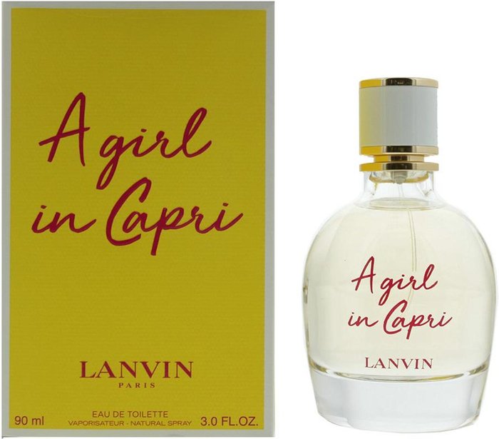 The Range | Lanvin Lanvin A Girl In Capri Eau De Toilette 90ml - Yellow Lanvin Lanvin A Girl In Capri Eau De Toilette 90ml - Yellow