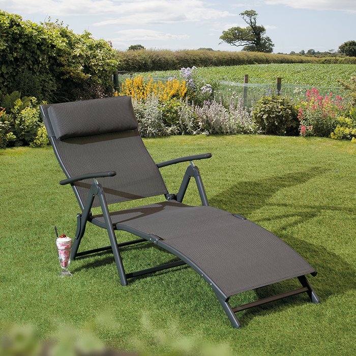 The Range | Suntime Havana Charcoal Sunlounger Suntime Havana Charcoal Sunlounger