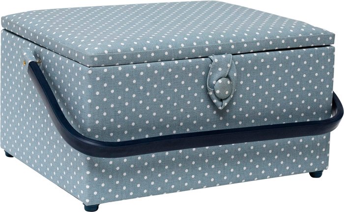 The Range | Korbond Korbond Tiny Dots Large Sewing Basket Korbond Korbond Tiny Dots Large Sewing Basket