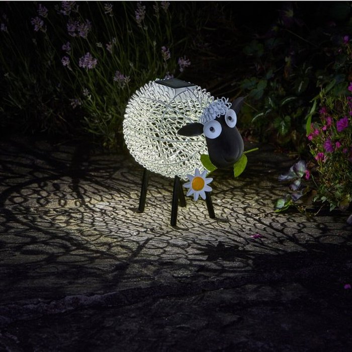 The Range | Garden Greatness Solar Powered Silhouette Dolly Sheep - White Garden Greatness Solar Powered Silhouette Dolly Sheep - White