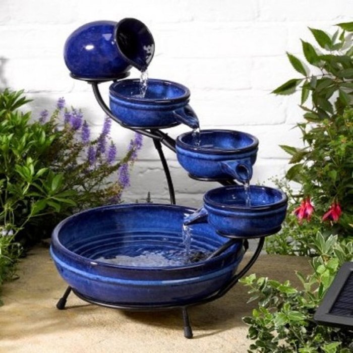 The Range | Smart Garden Smart Garden Ceramic Neptune Cascading Water Fountain Smart Garden Smart Garden Ceramic Neptune Cascading Water Fountain