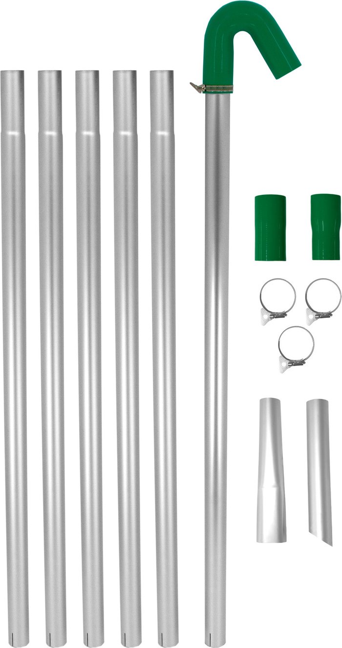 The Range | MaxBlast Maxblast Gutter Vacuum Poles 7.2m - Silver MaxBlast Maxblast Gutter Vacuum Poles 7.2m - Silver